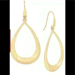 Robert Lee Morris New Silver Open Teardrop ear